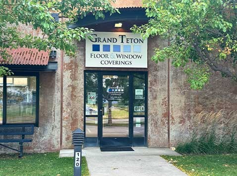 Grand teton Floor & Window Coverings store front.